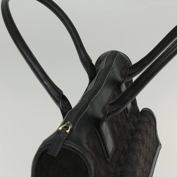 GUCCI GG Canvas Hand Bag Leather Black 000 0854 000 0854 - Picture 6 of 12